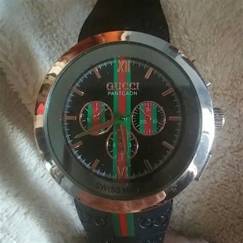 gucci swiss made watch real or fake|gucci swiss made watch price.